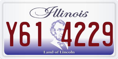 IL license plate Y614229
