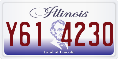 IL license plate Y614230
