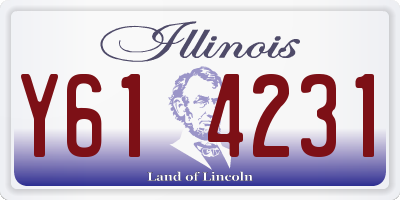 IL license plate Y614231