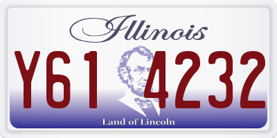 IL license plate Y614232