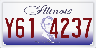 IL license plate Y614237