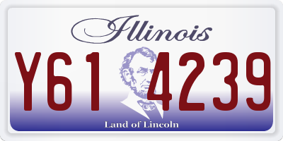 IL license plate Y614239