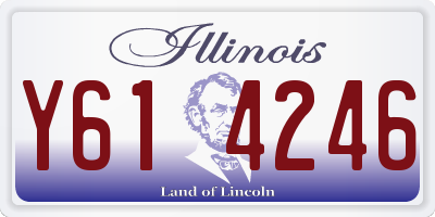 IL license plate Y614246