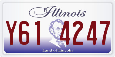 IL license plate Y614247
