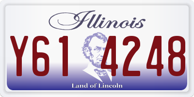IL license plate Y614248