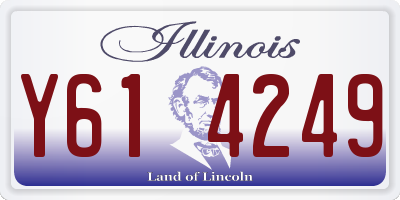 IL license plate Y614249