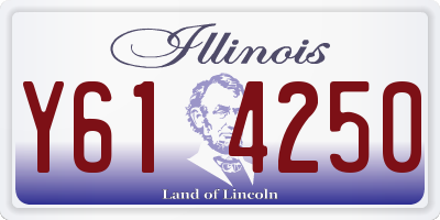 IL license plate Y614250