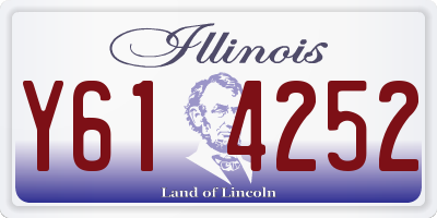 IL license plate Y614252
