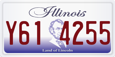 IL license plate Y614255