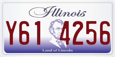 IL license plate Y614256