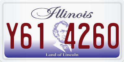 IL license plate Y614260