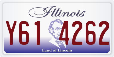 IL license plate Y614262
