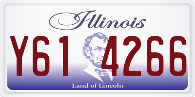 IL license plate Y614266