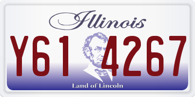 IL license plate Y614267