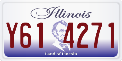 IL license plate Y614271