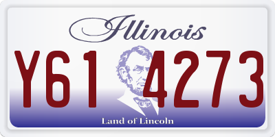 IL license plate Y614273