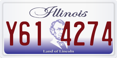 IL license plate Y614274