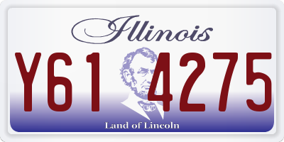 IL license plate Y614275