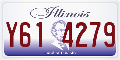 IL license plate Y614279