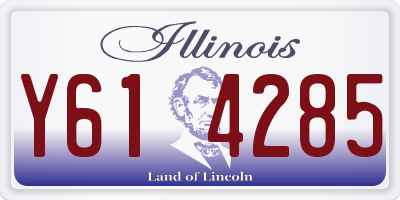 IL license plate Y614285