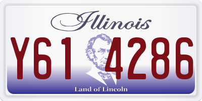 IL license plate Y614286