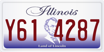 IL license plate Y614287
