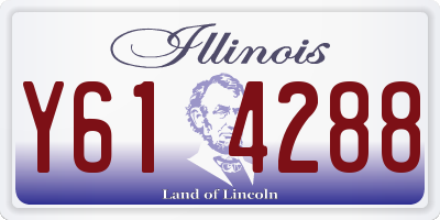 IL license plate Y614288