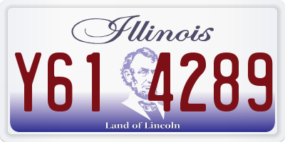 IL license plate Y614289