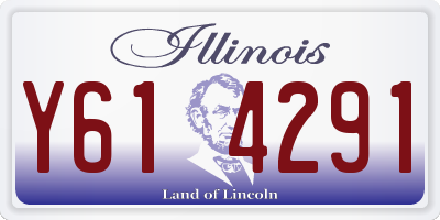 IL license plate Y614291