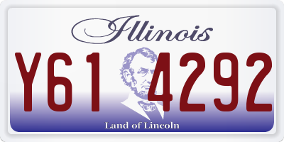 IL license plate Y614292
