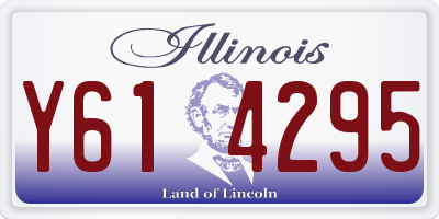 IL license plate Y614295