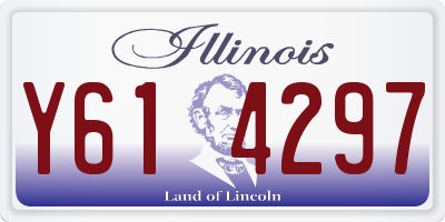 IL license plate Y614297