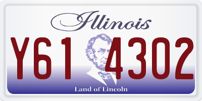 IL license plate Y614302