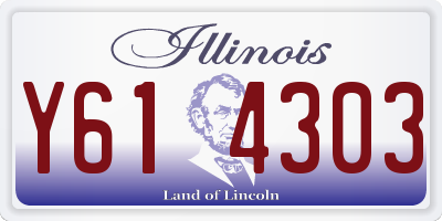 IL license plate Y614303