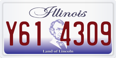 IL license plate Y614309