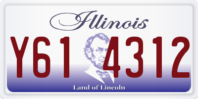 IL license plate Y614312