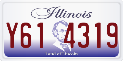 IL license plate Y614319