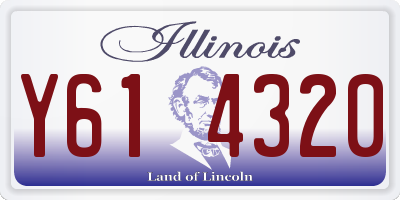 IL license plate Y614320