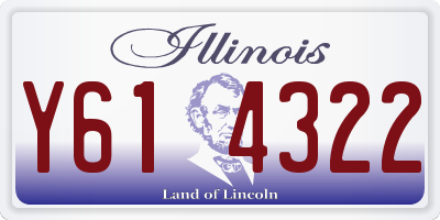 IL license plate Y614322