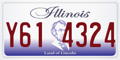IL license plate Y614324