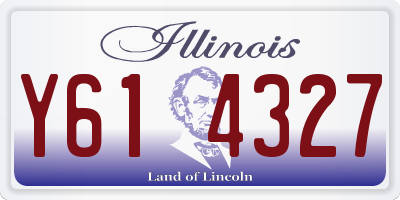 IL license plate Y614327