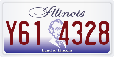 IL license plate Y614328