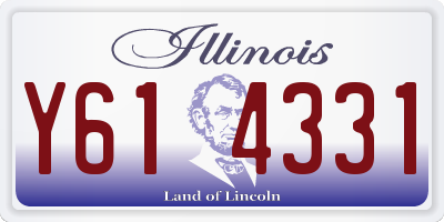IL license plate Y614331