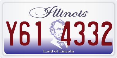 IL license plate Y614332