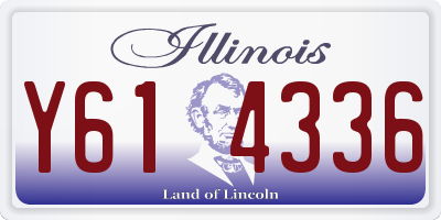 IL license plate Y614336
