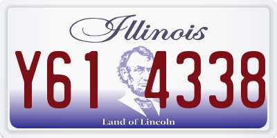 IL license plate Y614338