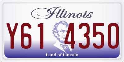 IL license plate Y614350