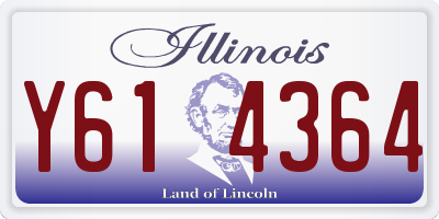 IL license plate Y614364