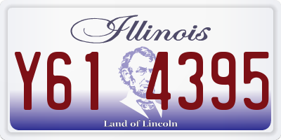 IL license plate Y614395