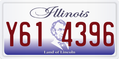 IL license plate Y614396